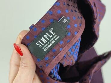 woskowane legginsy z wysokim stanem zara: SIMPLE, Spodnie materiałowe damskie, rozmiar S — 4