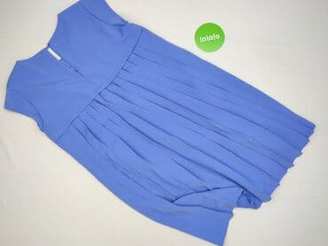 niebieska sukienki midi: Sukienka damska, rozmiar L — 4