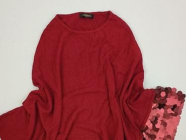 Red, Ponczo damskie, rozmiar One size