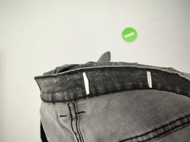 baggy grey jeans: Jeansy damskie, rozmiar M — 5