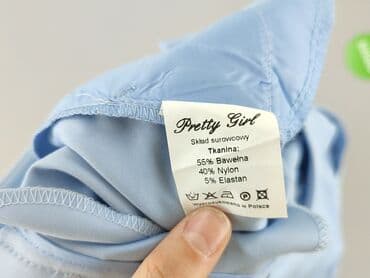 szerokie spodnie pepco: Pretty Girl, Spodnie materiałowe damskie, rozmiar L — 5