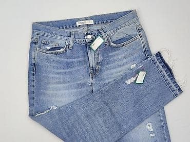 straight blue jeans: Zara, Jeansy damskie, rozmiar M — 1