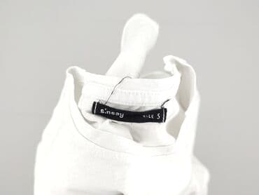sinsay bluzki z krótkim rękawem: Sinsay, T-shirt damski, rozmiar S — 4