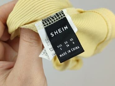 shein zolta sukienka: Shein, Top damski, rozmiar S — 4