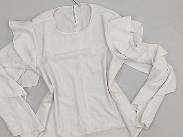 biale gladka bluzki: Stradivarius, Bluzka damska, rozmiar S — 1