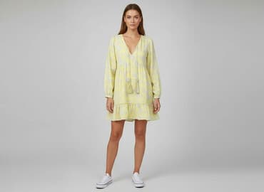 shein zolta sukienka: Cropp, Sukienka damska, rozmiar S — 6