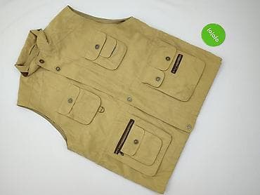 diverse jeans: Kamizelka męska A&L Fashion – beżowa, rozmiar M - Klasyczna — 2