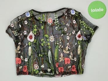 sukienka z przezroczystymi wstawkami: Bluzka damska, M — 3