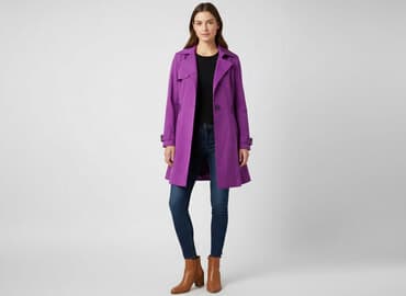 kombinezon narciarski damski lidl: Dunnes, Trencz damski, rozmiar L — 6