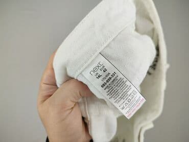 białe jeansy z wysokim stanem: Next, Jeansy damskie, rozmiar XL — 5