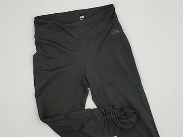 czarne dresy hm: H&M Sport, Legginsy Sportowe damskie, rozmiar S — 1