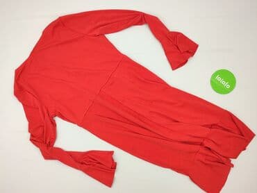 czerwona sukienki midi: Sukienka damska, rozmiar S — 4