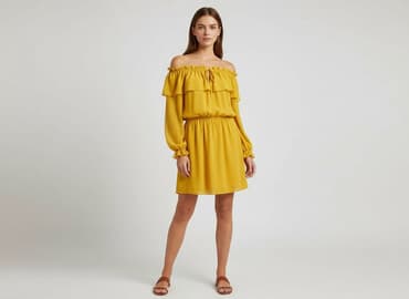 piękne jesieńne sukienki: Women`s dress, size S — 1