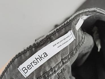 dzinsy: Bershka, Spodnie cargo damskie, rozmiar M — 4