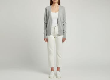 sweter z dekoltem v: Oasis, Kardigan damski, rozmiar XS — 6