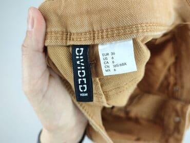 legginsy damskie plus size: H&M, Material trousers for women, size S (EU 36) — 4