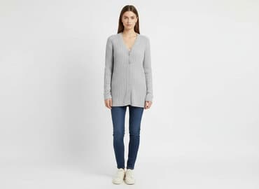 długi sweter sukienki: BYoung, Kardigan damski, rozmiar L — 7