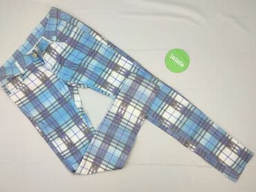 fioletowe jeansy damskie: Jeansy damskie, rozmiar M — 2