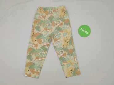 stradivarius spodnie woskowane z wysokim stanem: Material trousers, Sinsay, 4-5 years, 110, condition - Very good — 3