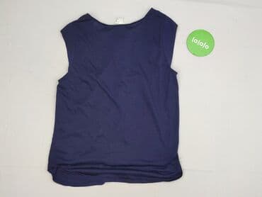 azurowa koszulka: H&M, Top damski, S — 3