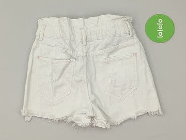 białe krótkie spodenki jeansowe: Szorty damskie, rozmiar XS — 4