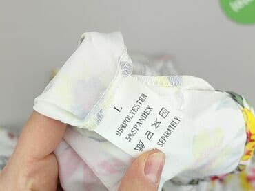 jasna sukienka plus size: Sukienka damska, rozmiar L — 4