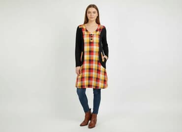 sukienki szachownica: Sukienka damska, rozmiar L — 6