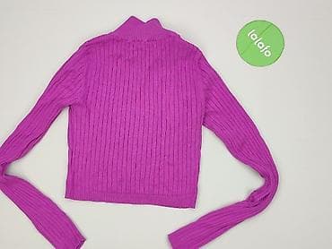 sweter fuksja: Golf damski, rozmiar S — 3