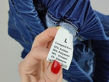 jeans cargo: Spodnie cargo damskie, rozmiar L — 4