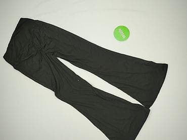 spodnie czarne flare: Spodnie materiałowe damskie, rozmiar XL — 3