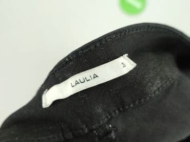 spodnie z nitami: Laulia, Spodnie materiałowe damskie, M — 4
