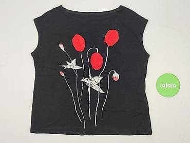 czarny sweter oversize: T-shirt damski, rozmiar XL — 2