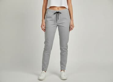 spodnie dresowe damskie ze ściągaczem: New Collection, Spodnie materiałowe damskie, rozmiar S — 6