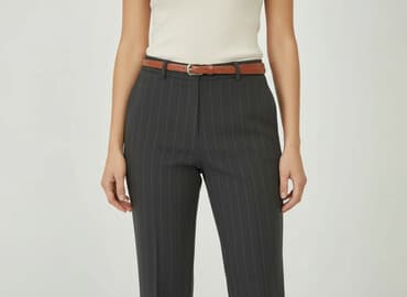 taifun sukienki: Taifun, Spodnie materiałowe damskie, rozmiar L — 10