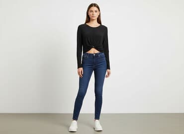 bluzki nietoperz plus size: PrettyLittleThing, Top damski, rozmiar M — 6