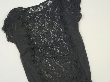czarna bluzka koronkowa zara: Bluzka damska, rozmiar S — 1