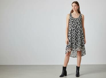 bluzka z asymetrycznym dekoltem: Sukienka damska, rozmiar S — 5