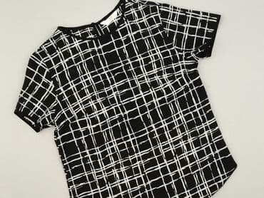 bluzka w kratę czarno biala: Bluzka damska, rozmiar S — 2