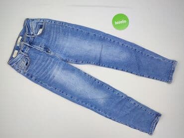 jeansy z asymetrycznym zapieciem: Used Jeans, Jeansy damskie, rozmiar S — 2