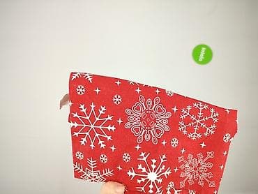Textile: PL - Tablecloth 108 x 31, color - Red, condition - Very good — 4