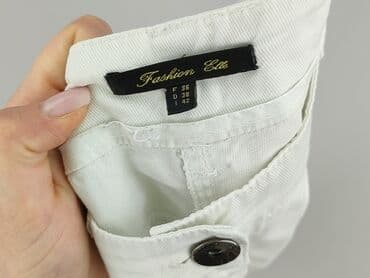biale buty skarpetkowe: Spodnie 3/4 damskie, rozmiar S — 5