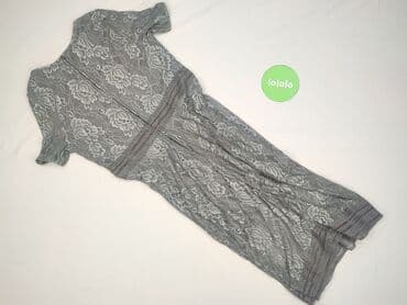 srebrna sukienki: Sukienka damska, rozmiar S — 4