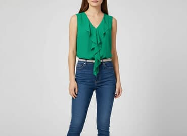 koszule sylwestrowe: F&F, Bluzka damska, rozmiar S — 8