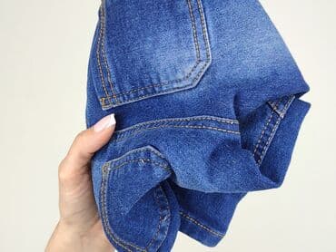 kombinezon wiosenny 74: Denim pants, So cute, 9-12 months, condition - Perfect — 4