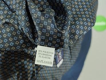 Marynarka męska Semina Poland, granatowa - Krój: jednorzędowa — 5