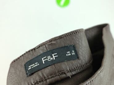 wegańskie buty zimowe: F&F, Legginsy Ze skóry ekologicznej damskie, rozmiar S — 4