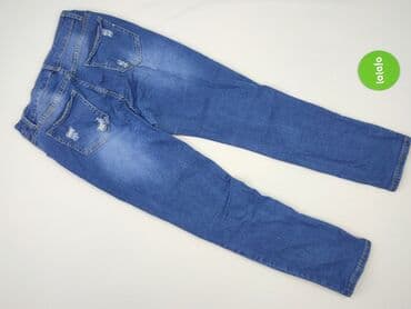 jeansy w stokrotki: Jeansy damskie, rozmiar L — 3
