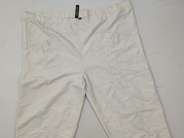 marc lauge spodnie: Material trousers for women, size 2XL — 2