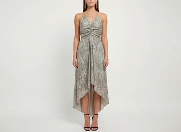 długa sukienka bez ramion: Sukienka damska, rozmiar S — 5