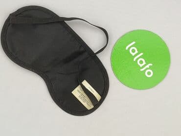 torba podróżna: Czarna opaska na oczy z napisem "DO NOT DISTURB" to praktyczny dodatek — 3
